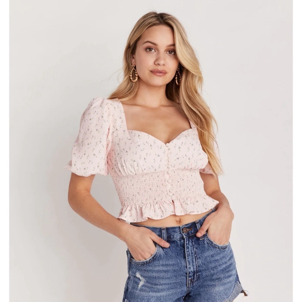 NWT Backyard Roses Anna Top